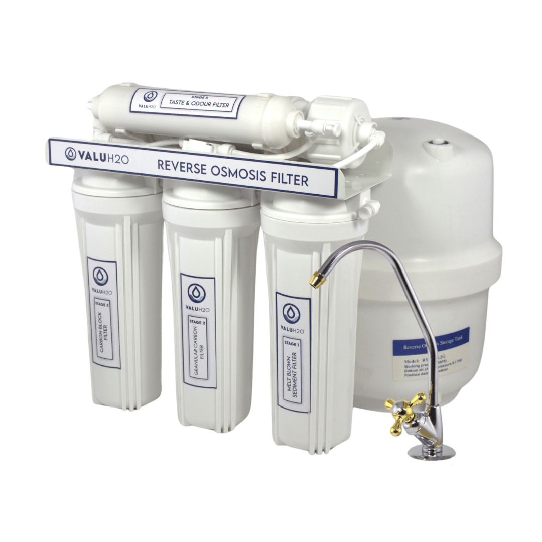 VALUH2O 75GPD Reverse Osmosis Filtration System - No Booster Pump